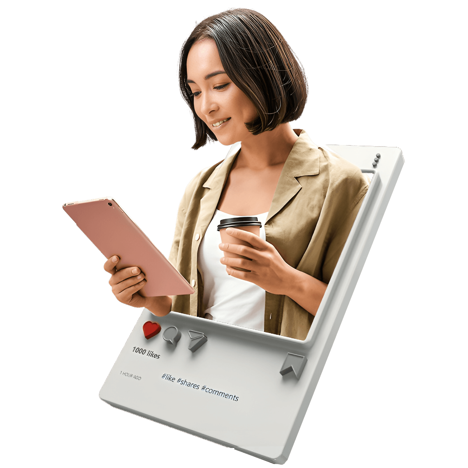 Engaging to users who are in search of products and Posting personalised ads